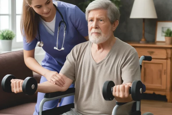 Fisioterapia a domicilio para mayores con movilidad reducida